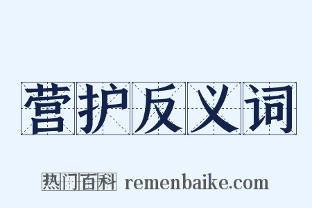 营护反义词是什么意思的图片